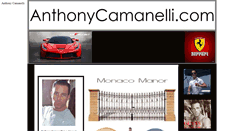 Desktop Screenshot of anthonycamanelli.com
